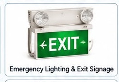Emergency lighting and exit signage